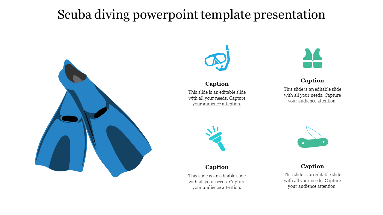 Scuba diving powerpoint template presentation